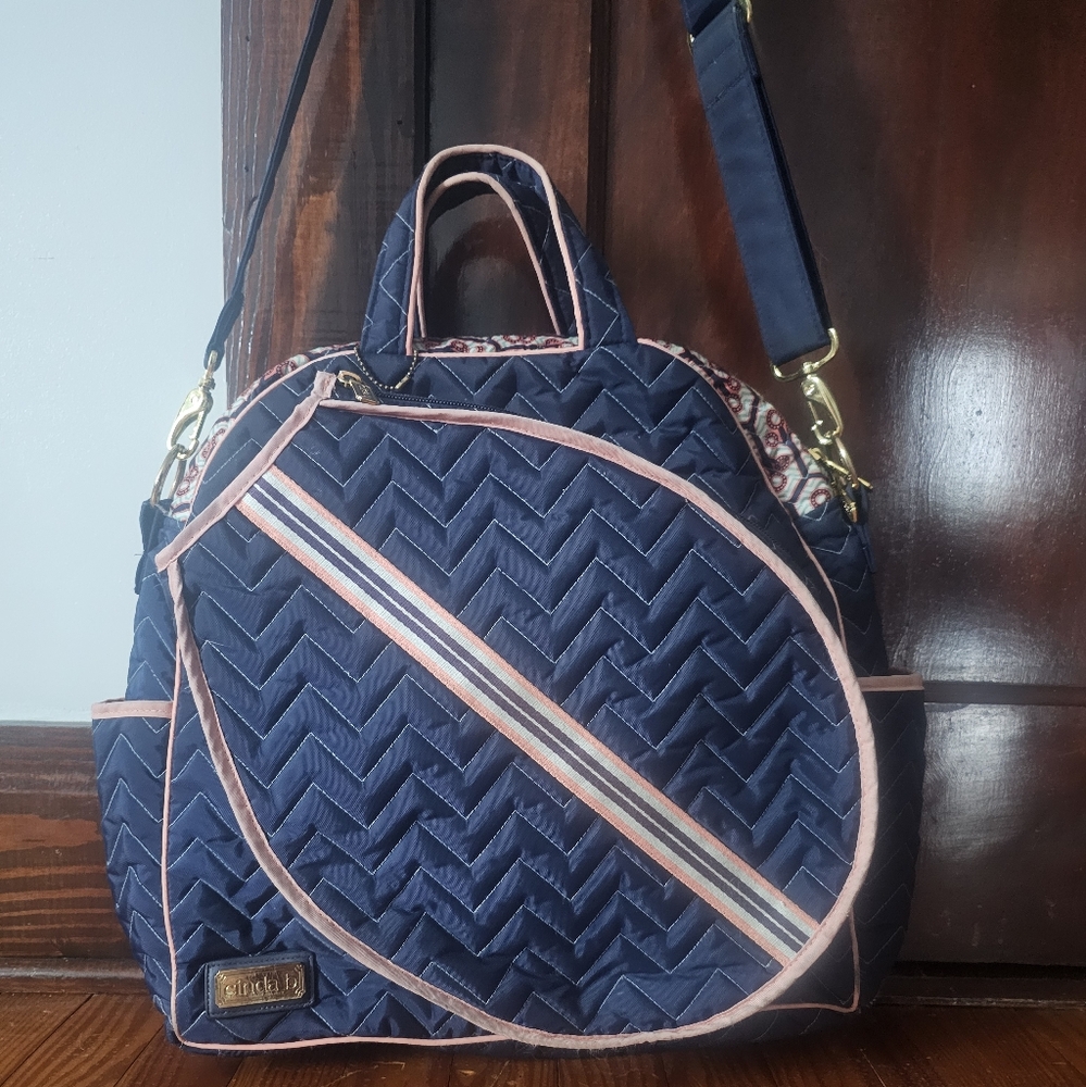 Cinda b tennis bag tote.